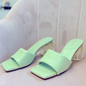 Aldo Kylah healed sandal - 7.5 Green